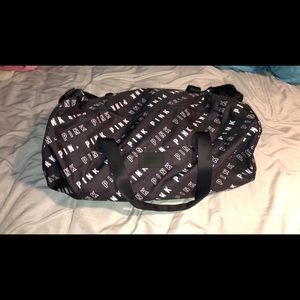 NWOT PINK VS duffle bag